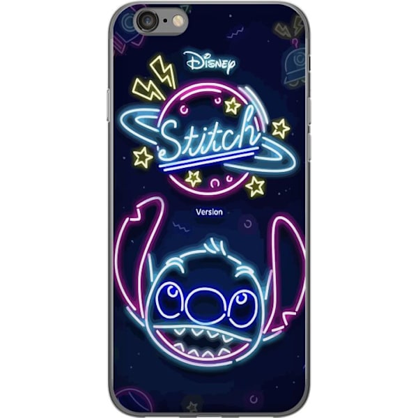 Apple iPhone 6 Gennemsigtig cover Stitch Neon