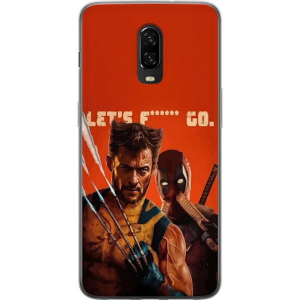 OnePlus 6T Läpinäkyvä kuori Deadpool & Wolverine