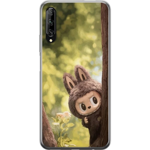 Huawei P smart Pro 2019 Genomskinligt Skal Labubu Graffiti Vibes – Gatukonst i monsterform