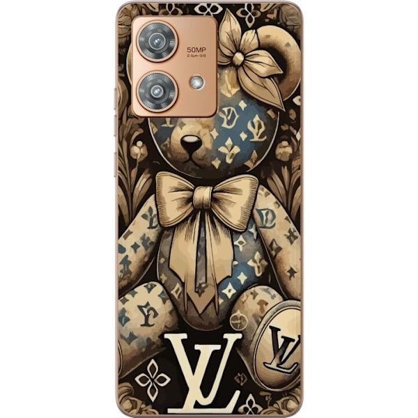 Motorola Edge 40 Neo Genomskinligt Skal Teddy Vuitton