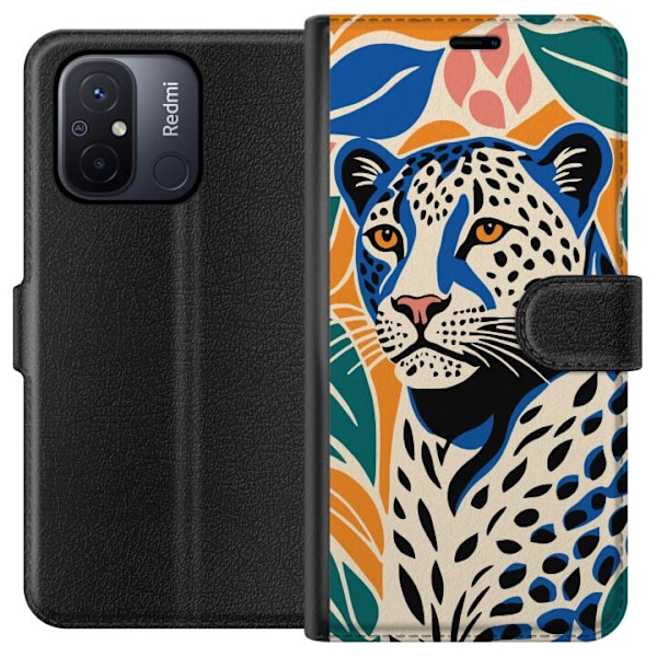 Xiaomi Redmi 12C Plånboksfodral Majestic Leopard