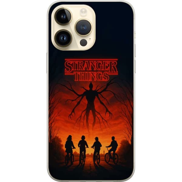 Kompatibel Mobilcover til Apple iPhone 14 Pro Max Stranger Things Eleven Mike Dustin Hawkins eventyr