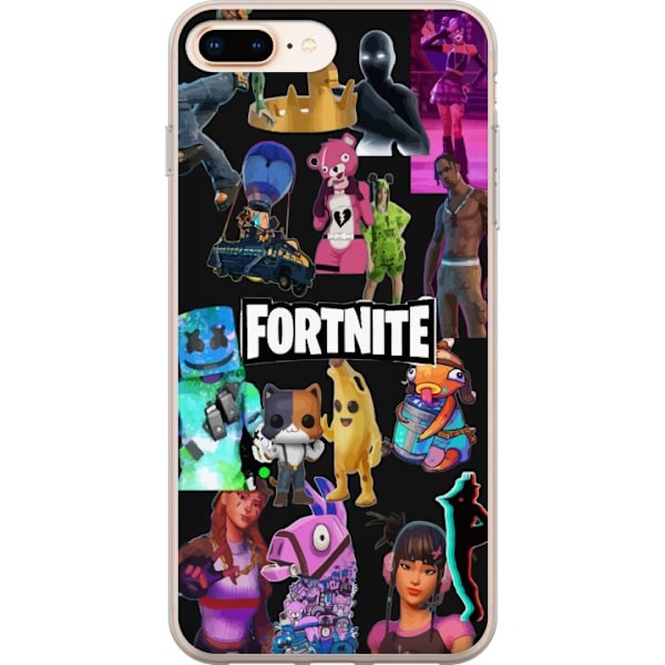 Apple iPhone 7 Plus Gennemsigtig cover Fortnite