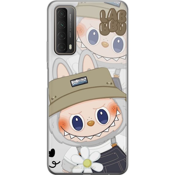 Huawei P smart 2021 Gennemsigtig cover Labubu Minimal Mood - Enkel og stilren monsterdesign