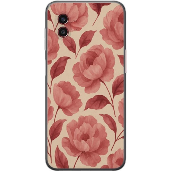Samsung Galaxy Xcover6 Pro Läpinäkyvä kuori Ruusun Kukinta
