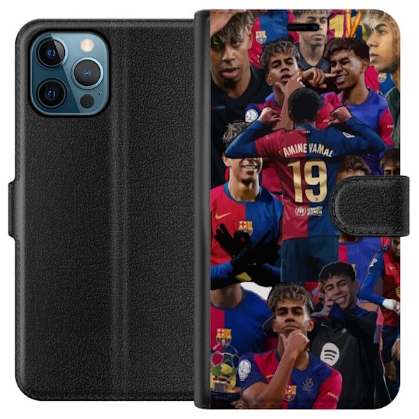 Apple iPhone 12 Pro Max Tegnebogsetui Lamine Yamal mobilcover til fodboldfans