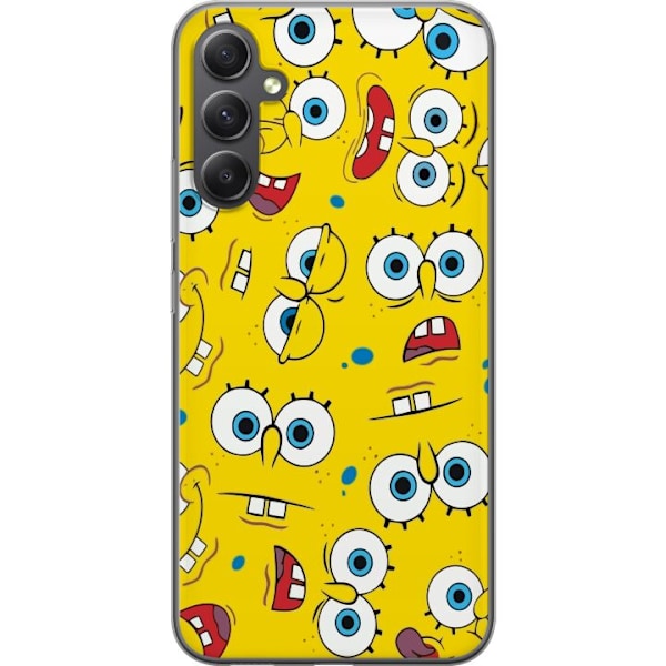 Samsung Galaxy A15 5G Genomskinligt Skal SpongeBob SquarePants