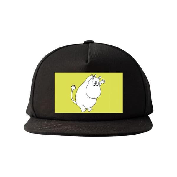 Snapback-lue svart one size