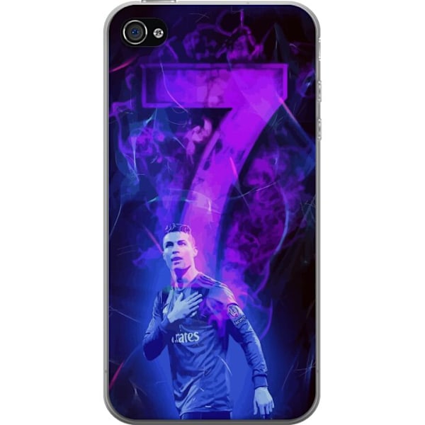 Apple iPhone 4 Läpinäkyvä kuori Ronaldo 7