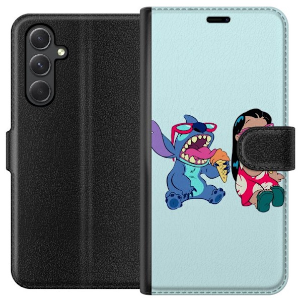 Samsung Galaxy A15 5G Lompakkokotelo Lilo & Stitch