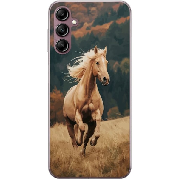 Samsung Galaxy A14 5G Genomskinligt Skal Springande Häst