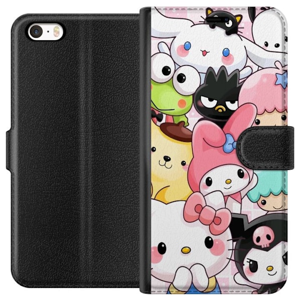 Apple iPhone SE (2016) Tegnebogsetui Kawaii Sanrio Crew