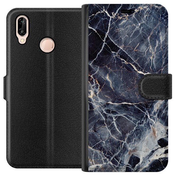 Huawei P20 lite Plånboksfodral Marbled