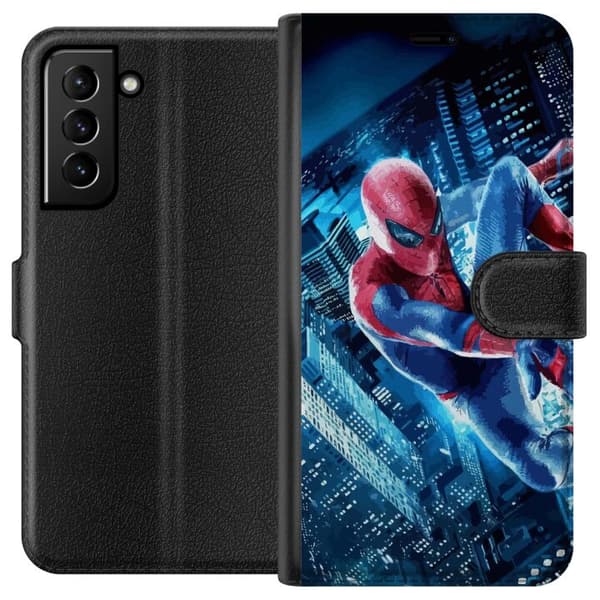 Kompatibel Tegnebogsetui til Samsung Galaxy S21+ 5G Spiderman