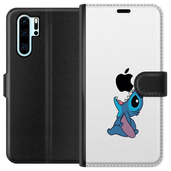 Kompatibelt Lommeboketui til Huawei P30 Pro Stitch Apple