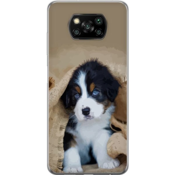 Xiaomi Poco X3 NFC Gennemsigtig cover Hundebarn