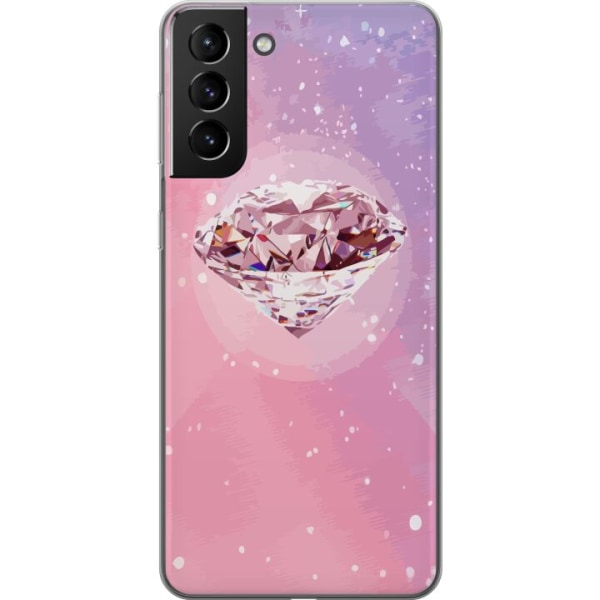 Samsung Galaxy S21+ 5G Gennemsigtig cover Glitter Diamant