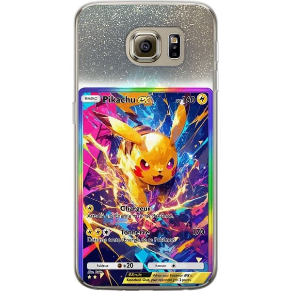 Kompatibelt Mobildeksel til Samsung Galaxy S6 Pikachu gul