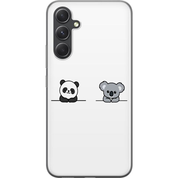Samsung Galaxy S24 FE Läpinäkyvä kuori Panda Koala