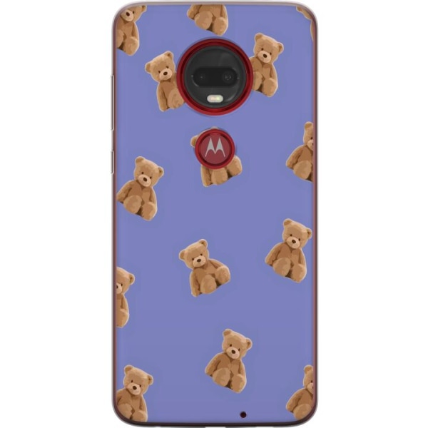 Motorola Moto G7 Plus Gennemsigtig cover Flyvende bjørne