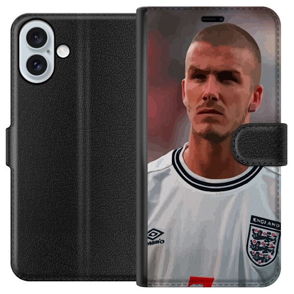 Apple iPhone 16 Plus Plånboksfodral David Beckham