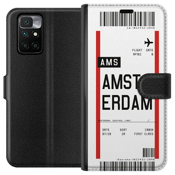 Xiaomi Redmi 10 Lommeboketui Amsterdam