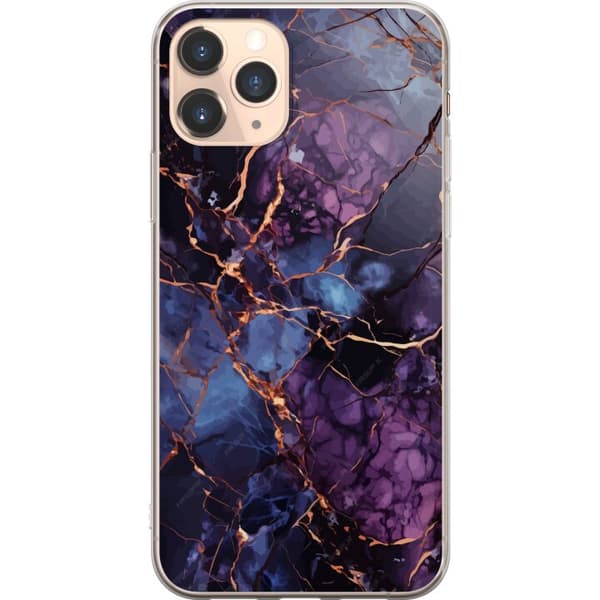 Kompatibel Mobilcover til Apple iPhone 11 Pro Marmor Blå Lilla
