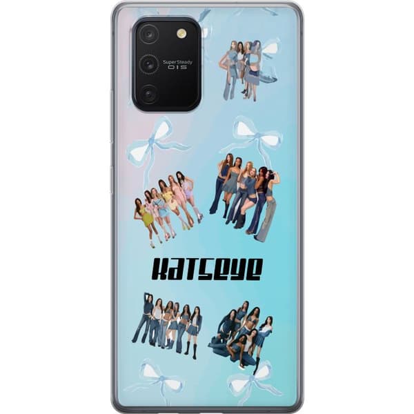 Kompatibelt Mobildeksel til Samsung Galaxy S10 Lite KATSEYE blå gruppcollage blå