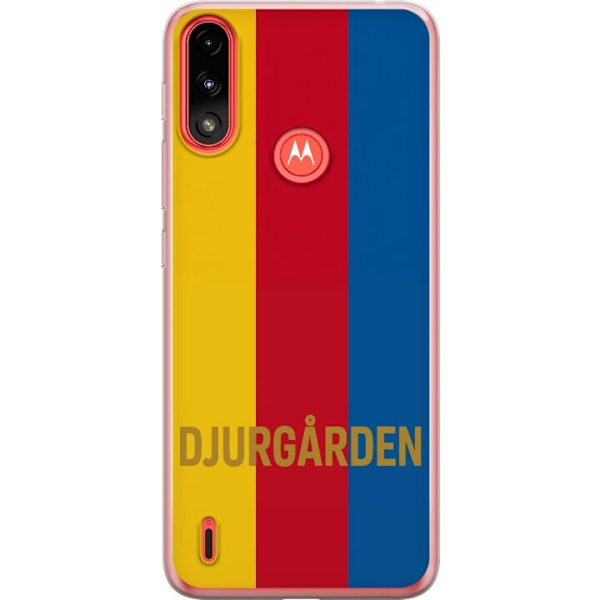 Motorola Moto E7 Power Läpinäkyvä kuori Djurgården – jalkapallo