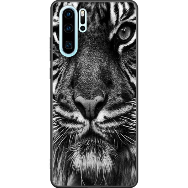 Huawei P30 Pro Sort cover Tiger