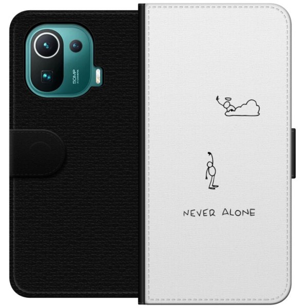 Xiaomi Mi 11 Pro Lompakkokotelo Ei koskaan yksin