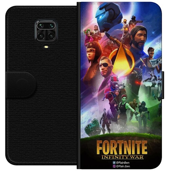 Xiaomi Redmi Note 9 Pro Lompakkokotelo Fortnite