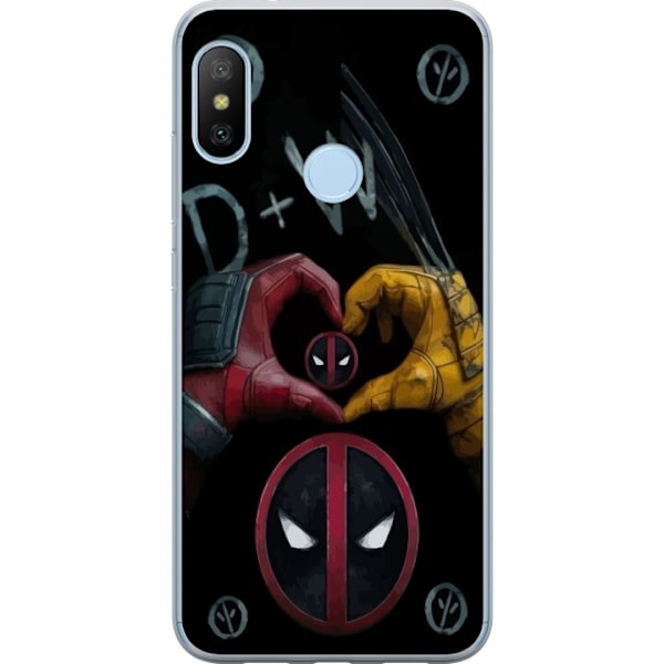 Xiaomi Mi A2 Lite Gjennomsiktig deksel Deadpool & Wolverine Kj