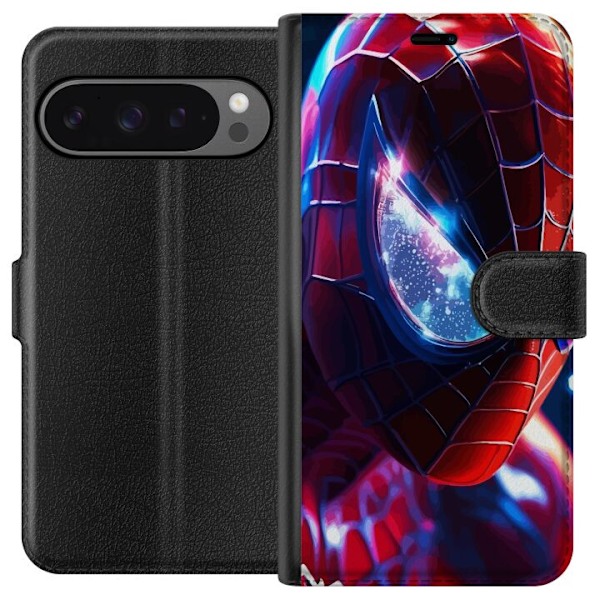 Google Pixel 9 Pro XL Lompakkokotelo Spiderman