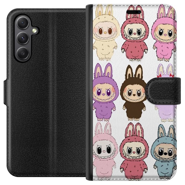 Samsung Galaxy S23 FE Tegnebogsetui Labubu Pink Monster - Popk