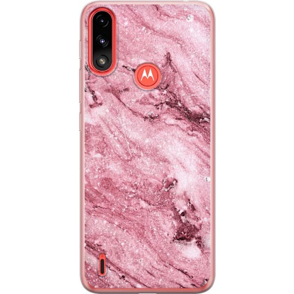 Motorola Moto E7 Power Deksel / Mobildeksel - rosa