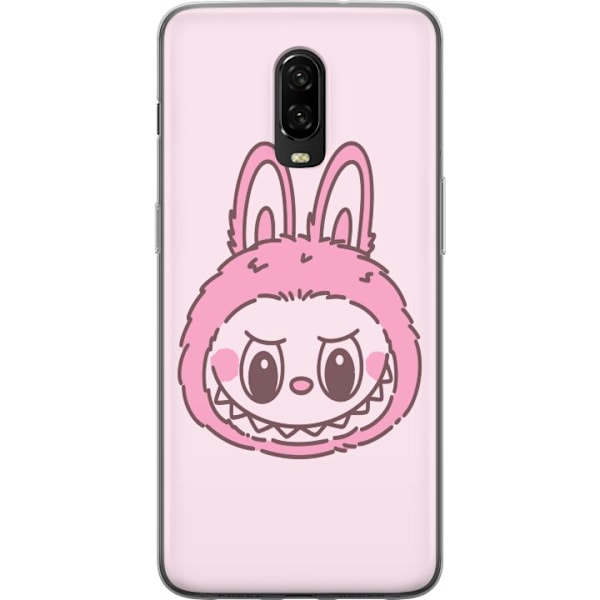 OnePlus 6T Läpinäkyvä kuori Labubu Eläinradan Bunny-versio