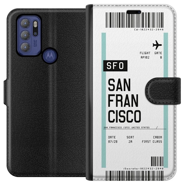 Motorola Moto G60S Lompakkokotelo San Francisco