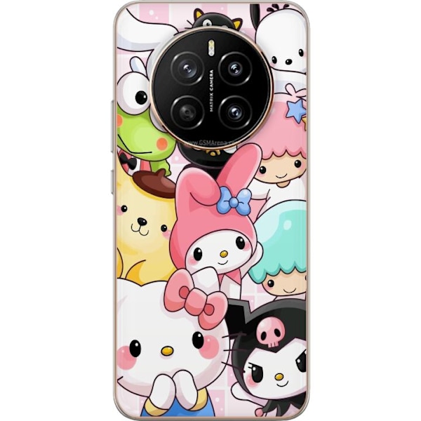 Honor Magic7 Genomskinligt Skal Kawaii Sanrio Crew