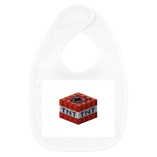 Baby Hagesmæk Minecraft TNT Hvid one size