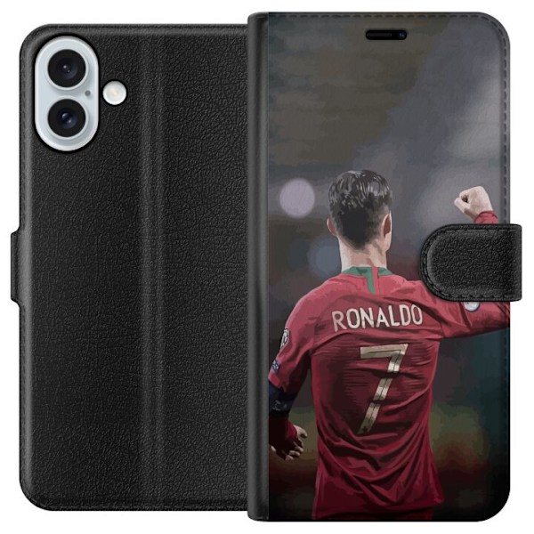 Apple iPhone 16 Plus Lommeboketui Cristiano Ronaldo