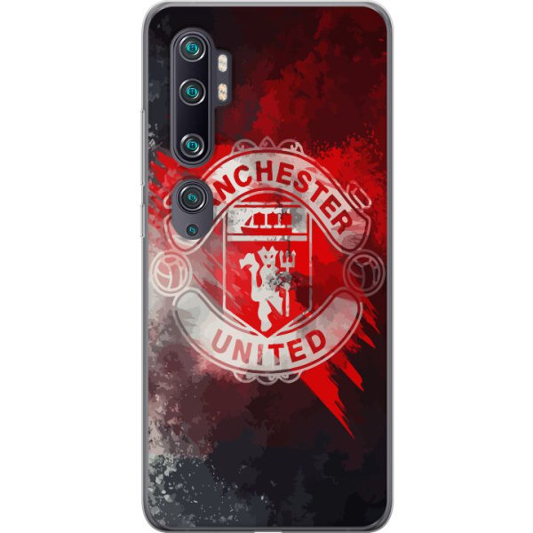 Xiaomi Mi Note 10 Läpinäkyvä kuori Manchester United