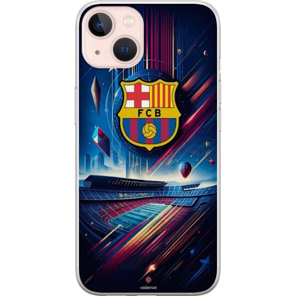 Apple iPhone 13 Gennemsigtig cover FC Barcelona