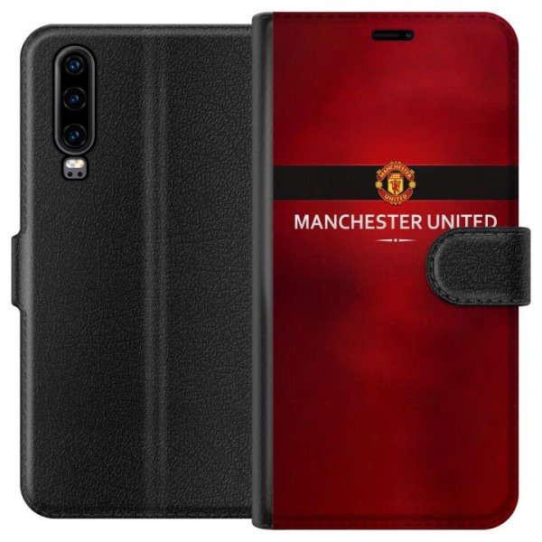 Huawei P30 Plånboksfodral Manchester United