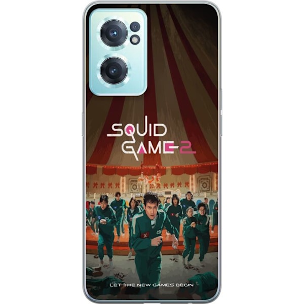OnePlus Nord CE 2 5G Läpinäkyvä kuori Squid Game 2 - Kevät