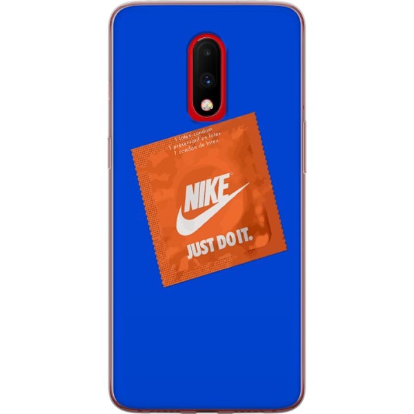 OnePlus 7 Läpinäkyvä kuori Nike