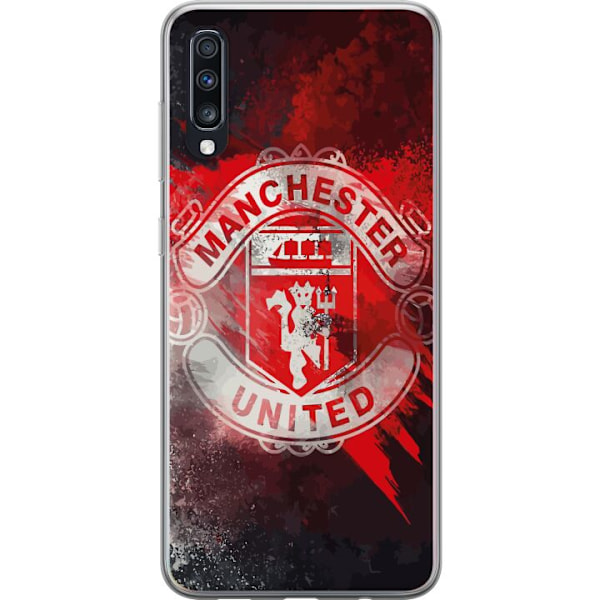 Samsung Galaxy A70 Gjennomsiktig deksel Manchester United F.C.