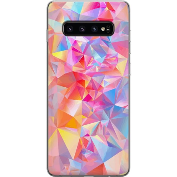 Samsung Galaxy S10 Gennemsigtig cover Skimrende