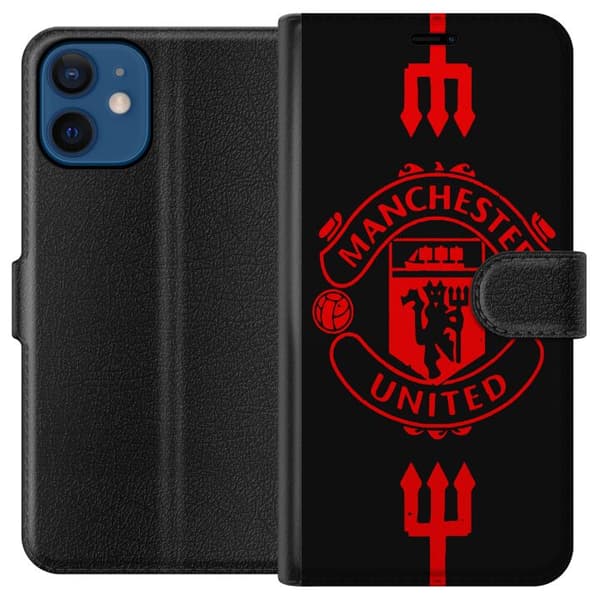 Kompatibel Tegnebogsetui til Apple iPhone 12 ManchesterUnited
