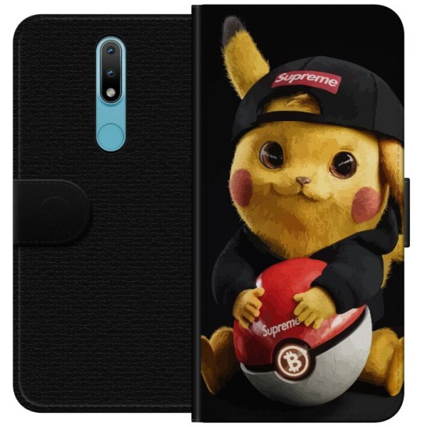 Nokia 2.4 Lommeboketui Pikachu Supreme